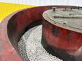 12 FT HAMMOND ROTO-FINISH MODEL #ST-12 ROTARY BOWL VIBRATORY PARTS DEBURRING FINISHER: STOCK #20