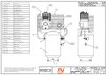 7.5 HP DEVAIR MODEL #TASV-5052-S 175 PSI VERTICAL AIR COMPRESSOR WITH AIR TAK 20 SCFM AIR DRYER: