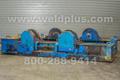 300 Ton Aronson Steel Wheel Turning Roll Set, Incl 1 Drive &1 Idler, Vari-Spd, Hand Pendant