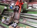 Specifications:  Maximum part length  228”  Maximum machining length  212”  Spindle center height  49”  Cross slide stroke range 2´- 6”  Quill diameter  8.6”  Head degrees swivel angle  +/- 90’  Central lubrication Yes  Chip conveyor  Yes  Full encl