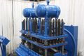 30 TON PNEUMATIC 6-POST PNEUMATIC INLINE PREPUNCH PRESS: STOCK #68646