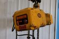 1 TON HARRINGTON SINGLE PHASE ELECTIC CHAIN HOIST: STOCK #69517
