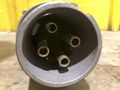 600V APPLETON ACP6034BC 3 WIRE 4 POLE POWERTITE METALLIC SLEEVE CLAMPING RING PLUG: STOCK 18972