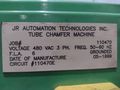 2.5" JR AUTOMATION TUBE DEBURRING & ID CHAMFERING MACHINE: STOCK #19033