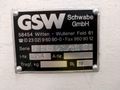 1,100 LB X 16" GSW MODEL #MHM0.5/1250SO SERVO MOTORIZED COIL REEL UNCOILER, NEW 1996: STOCK 1298