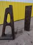 8" X 18" X 36" SET OF (2) MACHINE ANGLE PLATES: STOCK #18297