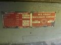 80,000 LBS (40 TON) X 60"  KNIGHT POWER TILTING ROTARY TABLE / WELDING POSITIONER: STOCK #18779