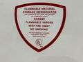 KELVINATOR 2 DOOR MODEL #UC50RFMS FLAMABLE MATERIAL STORAGE LABRATORY REFRIGERATOR: STOCK #22016