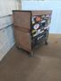 31" X 49" X 57" GREENLEE BLACK PORTABLE JOB BOX ON ROLLING CASTERS: STOCK #12390