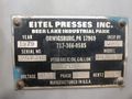 60 TON EITEL MODEL RP60 HYDRAULIC PRECISION STRAIGHTENING PRESS, 8" STROKE: STOCK #14296