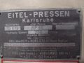 60 TON EITEL MODEL #RP60 HYDRAULIC PRECISION STRAIGHTENING PRESS, NEW 1974: STOCK 16013
