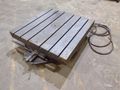 48" X 48" X 27,000 LBS LUCAS PNEUMATIC AIR LIFT ROTARY TABLE: STOCK 19781