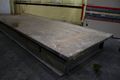99-1/4" X 257" X 3" STEEL PLATE ON STAND: STOCK #74980