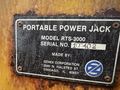 (4)  ZENEX CORPORATION MODEL RTS-3000 PORTABLE ELECTRIC POWER VEHICLE LIFT JACKS: STOCK #17222