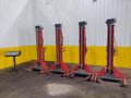(4) 17,000 LBS EACH/68,000  LBS TOTAL EUROGAMMA  PORTABLE COLUMN LIFTS JACKS : STOCK #19497