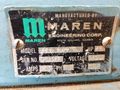 15" X 15" X 15 HP MAREN MODEL #111-297 HYDRAULIC HORIZONTAL AUTOMATIC CONTINUOUS BALER: STOCK #1