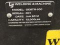 12,000 LB LJ WELDING MODEL #GE6TR-100 VARIABLE SPEED POWERED TANK TURNING ROLL: STOCK #22808