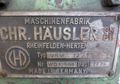 12' X 1.5" HAUSLER 4 ROLL MODEL NO. VRM12/3 HYDRAULIC PLATE BENDING ROLLS: STOCK #13390