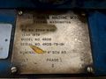 4" WALLACE COAST MODEL #4RDB HYDRAULIC PIPE BENDER: STOCK #12649