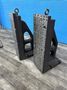 1 SET OF 10" X 16" X 32" HIGH HEAVY DUTY DRILLED AND TAPPED ANGLE PLATES: STOCK #78183