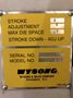 140 TON X 10'  WYSONG MODEL #THS140-120 "HIGH SPEED" HYDRAULIC PRESS BRAKE: STOCK #13915