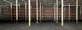 28" DEEP X 20' HIGH PALLET RACKING: CONSISTING OF 131 UPRIGHTS, 339 X 108" BEAMS, 508 X 54" BEAM