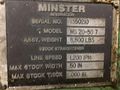20,000 LB x 50" x .040" Minster Servo Feed Line