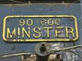 600 TON MINSTER MODEL #90-600 KNUCKLE JOINT PRESS, 4" STROKE: STOCK #22197