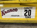 20 TON X 38' KRANCO OVERHEAD DOUBLE GIRDER BRIDGE CRANE: STOCK #21900