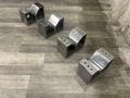 (4) 10" X 5" X 6.5" HIGH V-BLOCKS: STOCK #80026