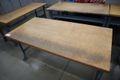 Work Bench, Wood Top, Metal Legs- Auction Item