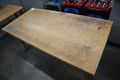 Work Bench, Wood Top, Metal Legs- Auction Item