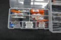 Perishable Cutting Tools, Some Carbide: Taps, Drill, Milling Cutters in 2 Divider Boxes- Auction Item