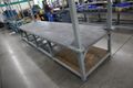 Overhead Hoist & Crane Specialists Heavy Duty Steel Mold Table with Overhead Hoist System, Harrington 2 Ton Electric Chain Hoist, I Beam, Trolley- Auction Item