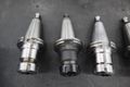 CT50 Taper Tool Holders: (5) ER40 Collet Holders, Haas Retention Knobs- Auction Item