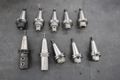 CT40 Taper Tool Holders: (10) End Mill Holders- Auction Item