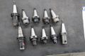 CT40 Taper Tool Holders: (10) End Mill Holders- Auction Item