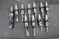 Komet Thru Spindle Coolant Insert Drills (9) ABS50 (1) ABS63 -All CT40 Taper Tool Holders- Auction Item