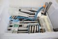 Heavy Duty Steel Shelving with Contents of Guide Pins Bushings and Metal Material- Auction Item