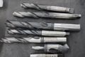 Large Straight Shank and Morse Tpaer Drills, Morse Taper Adapters- Auction Item