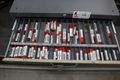 Huot Drill Index - 3 Drawer with Contents: End Mills, Many Carbide, Mostly NEW- Auction Item