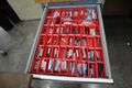 Lista Cabinet Base Work Bench, Maple Top, 9 Drawers - Contents: Assorted Milling Cutters - Some Carbide- Auction Item