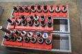 Haimer HSK40 Shrink Fit Tool Holders with Tool Rack - 34 Holders- Auction Item