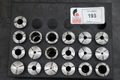 5C Collets in Huot Collet Rack- Auction Item