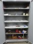 Lyon 2-Door Metal Cabinet w Contents- Auction Item