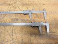 Mitutoyo (2pcs) ABSOLUTE Digimatic 12" Digital Caliper **Missing Thumb Rollers**- Auction Item