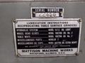 18" X 120" MATTISON HYDRAULIC SURFACE GRINDER: STOCK #20590