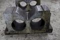 PAIR V BLOCKS 18" WIDE X 11" HT X 6" DEEP: STOCK #73519
