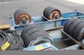 90 TON JOE FULLER TANK TURNING ROLLS: STOCK #72255