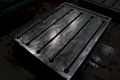 43-1/2" X 59" X 4" T SLOTTED STEEL LAYOUT PLATE: STOCK #73774